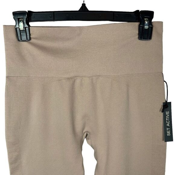 Set Active Sport Body High Waisted Full Length Leggings Size L - Picture 2 of 6